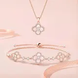Set SAKURA hoa anh đào - Dây chuyền và vòng tay thumbnail 2