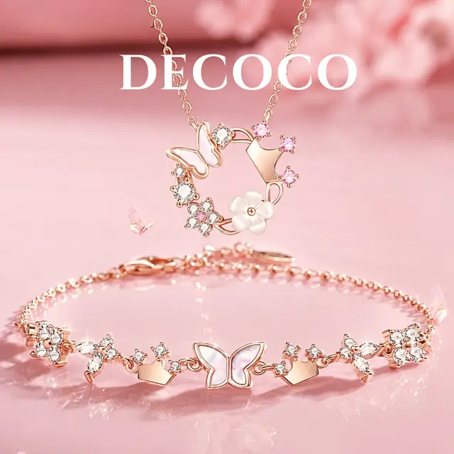 Set AURORA hoa và tiara - Dây chuyền và vòng tay - alternate