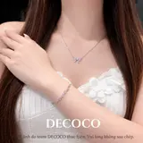 Set BABI nơ đá hồng - Dây chuyền và vòng tay thumbnail 6