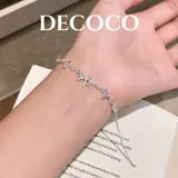 Set BABI nơ đá hồng - Dây chuyền và vòng tay thumbnail 5